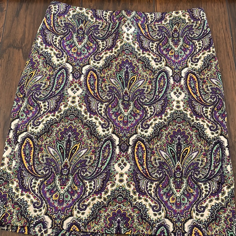 J.Crew Paisley Pencil Skirt